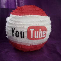 Піньята кругла Youtube ютуб
